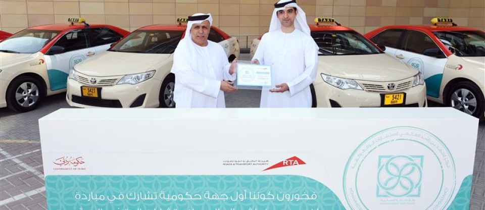RTA receives Endowment Sign for first Endowment Taxicab worldwide