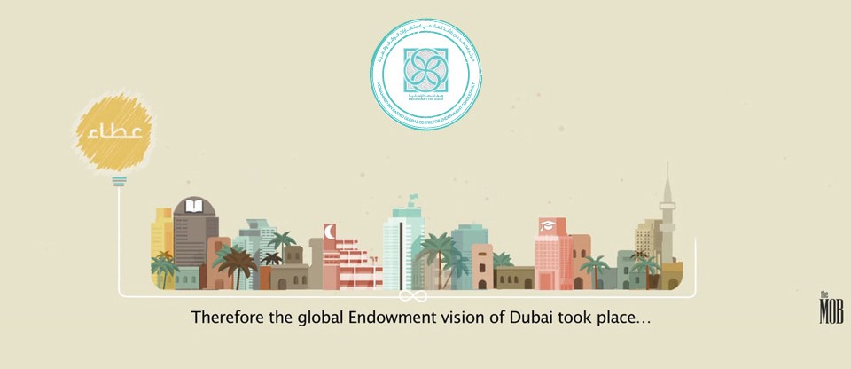 The MOB receives Dubai Endowment Sign for Awareness